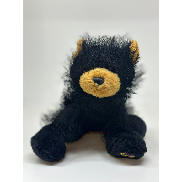 VTG Webkinz Lil' Kinz Plush Black Toy Bear GANZ HM004 Fuzzy Floppy Children's - Picture 1 of 7